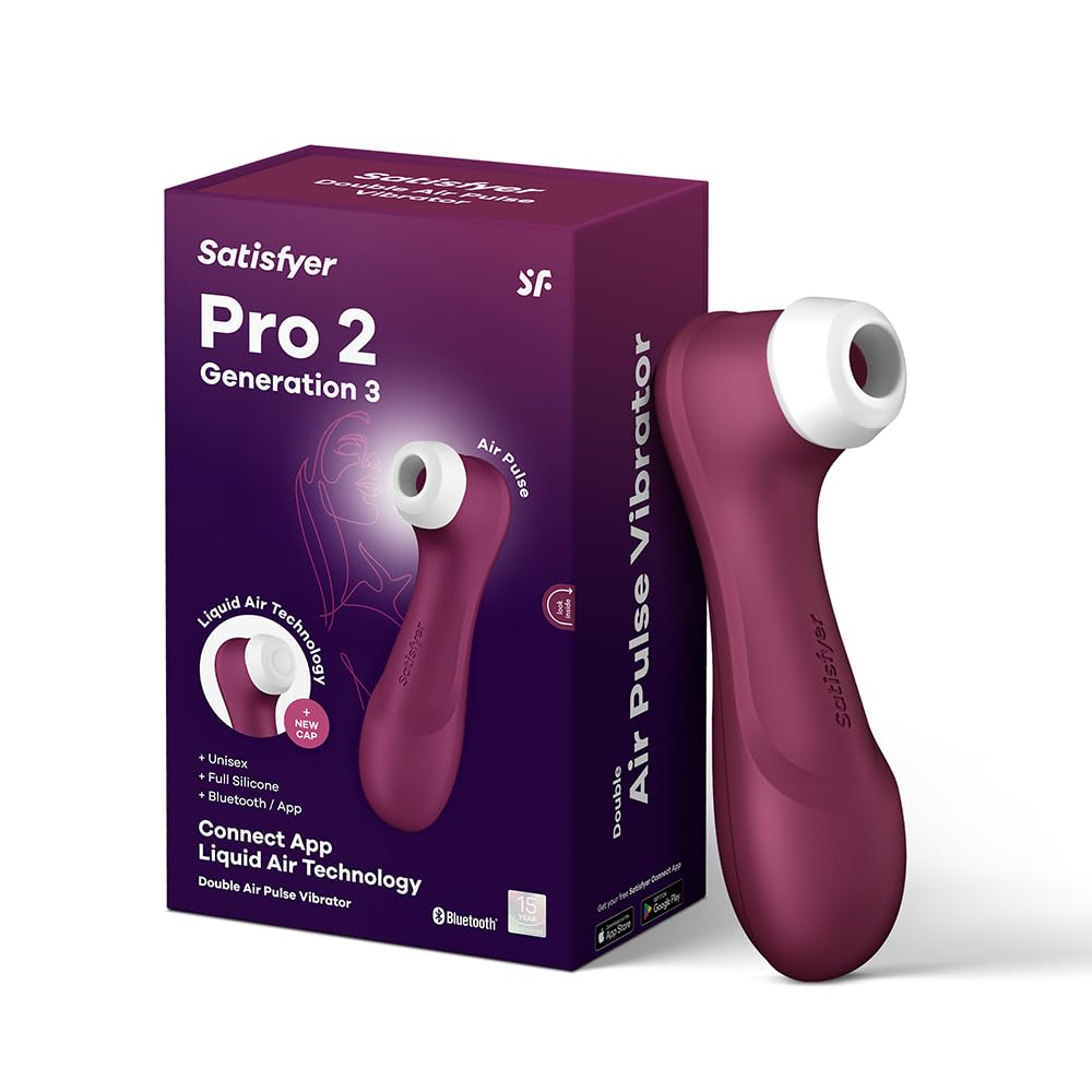Pro 2 Generation 3 Vibrator mit App-Steuerung, bordeaux