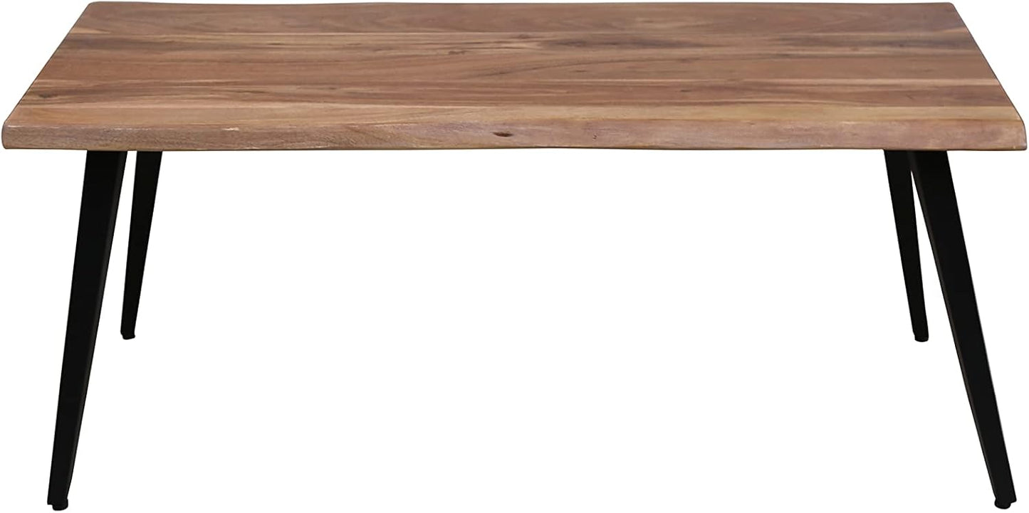 Couchtisch Caddy mit Baumkante, 110, 45, 60 cm