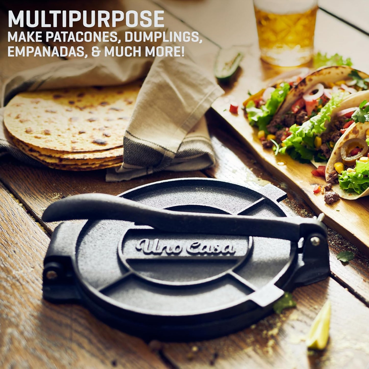 Tortilla-Presse Master Kit mit Pfanne und Zubehör, Master Kit