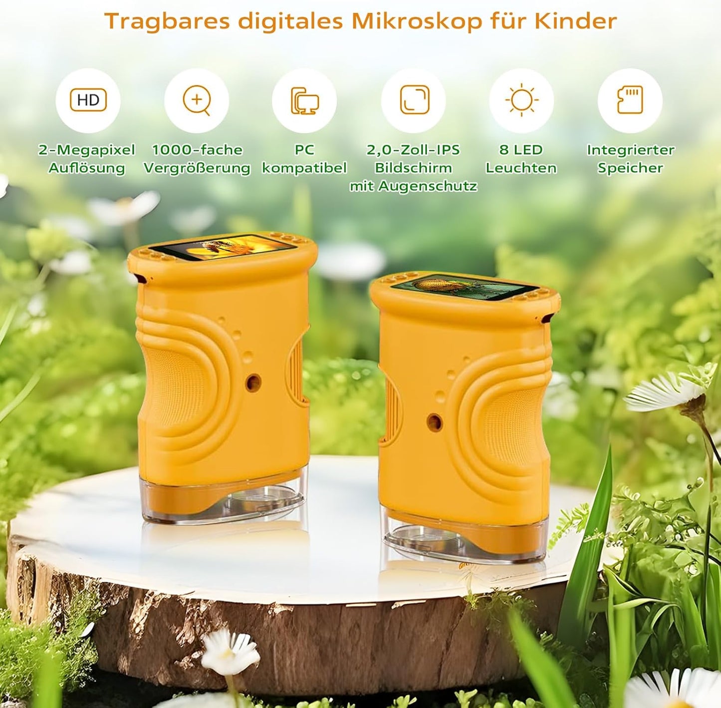 Digitales Mikroskop für Kinder