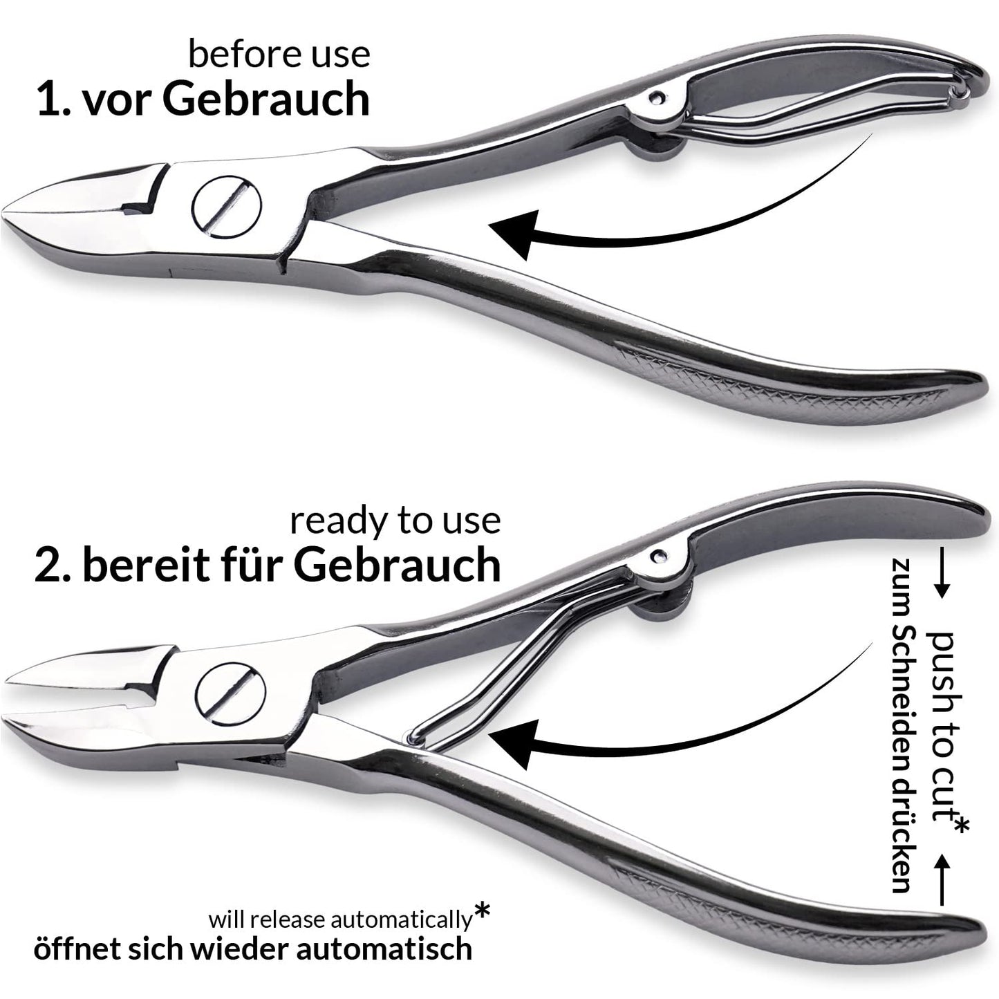 5-teiliges Nageletui, Jeans
