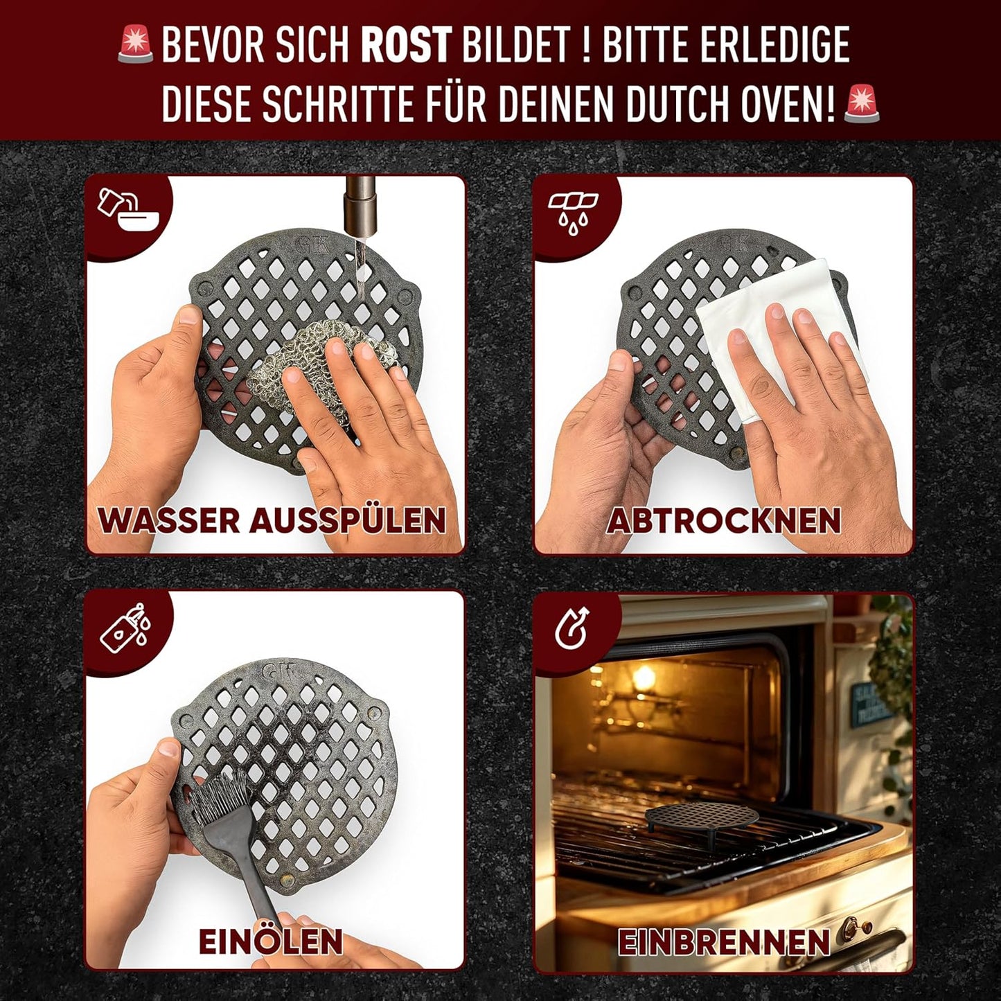 Stapelrost für Dutch Oven