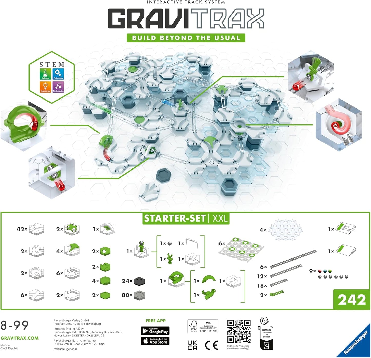 GraviTrax Starter-Set XXL 22416, Starter-Set XXL Verpackungsdesign 2023, Single