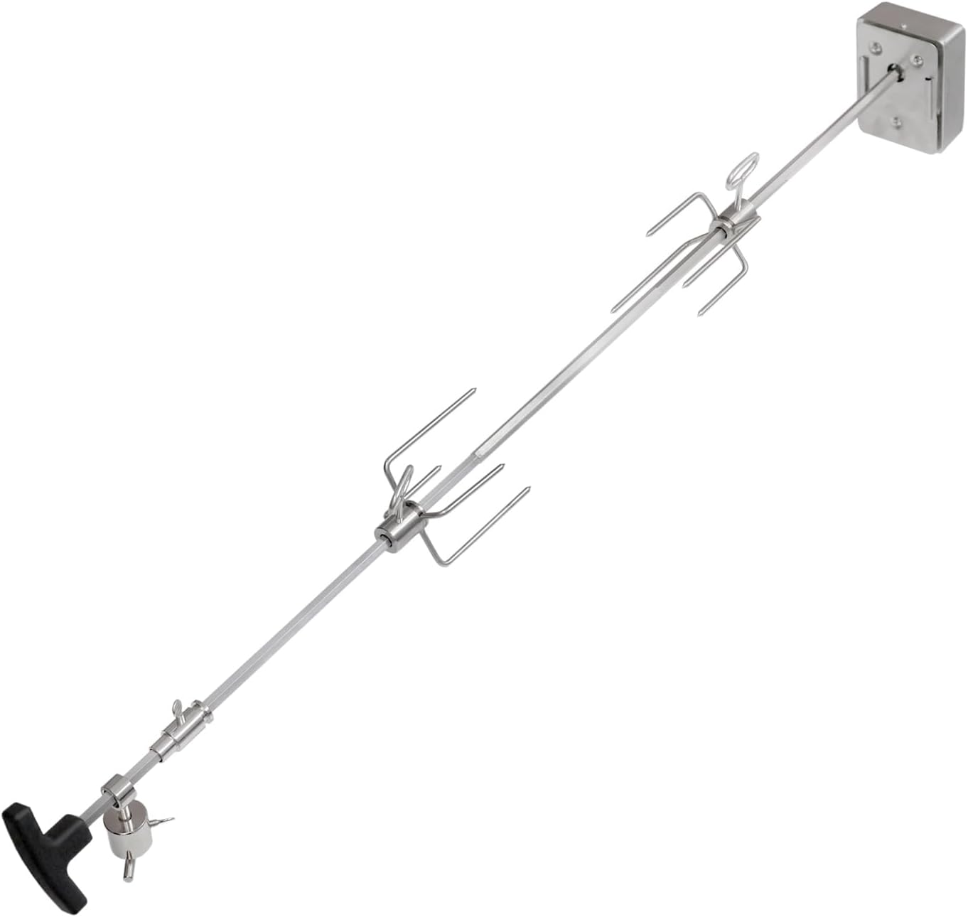 Rotisserie Drehspiess-Set für Platinum, Platinum Yamara & Black 4- und 6-Brenner, Drehspiess 4- / 6-Brenner