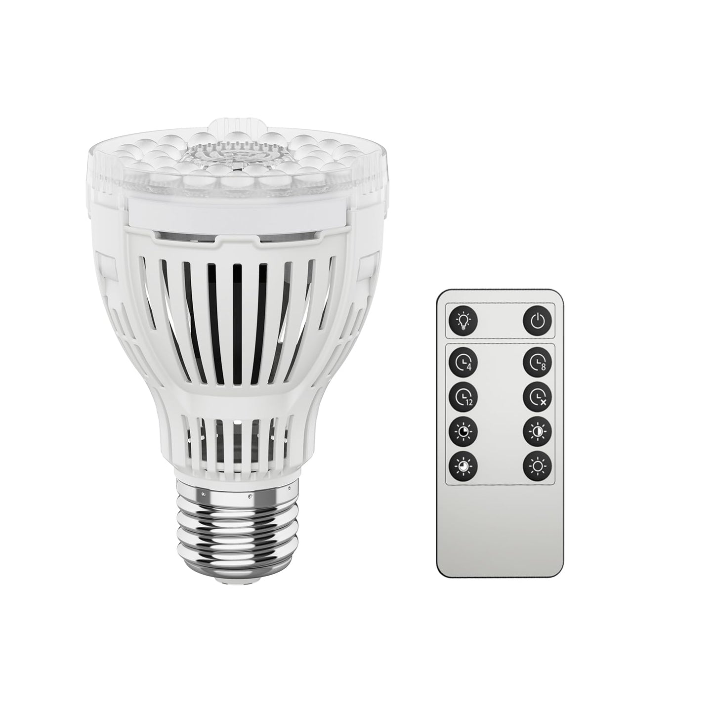 Dimmbares LED Pflanzenlicht mit Fernbedienung, A19-10 Dimmbar