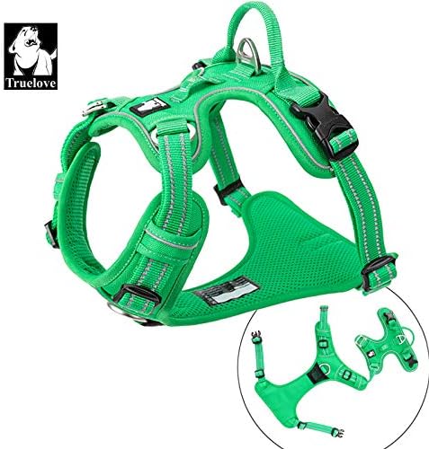 Truelove reflektierendes Hundegeschirr, M Grass Green
