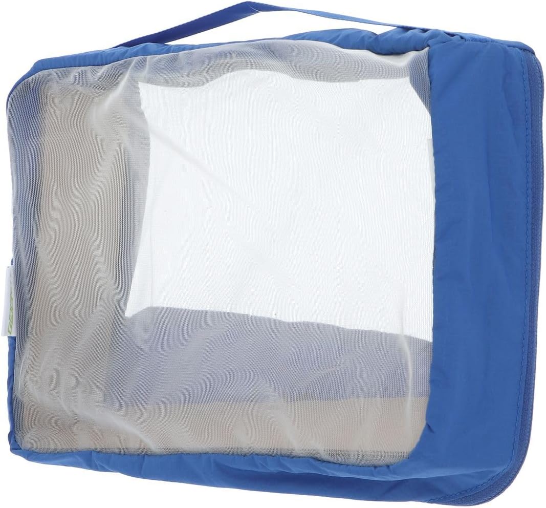 Mesh Packwürfel-Set (3-teilig), blau / rot / schwarz