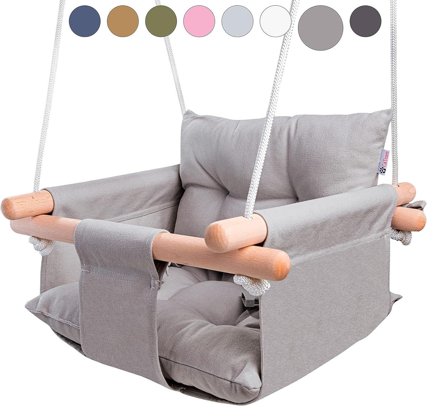 Babyschaukel, Taupe Grau