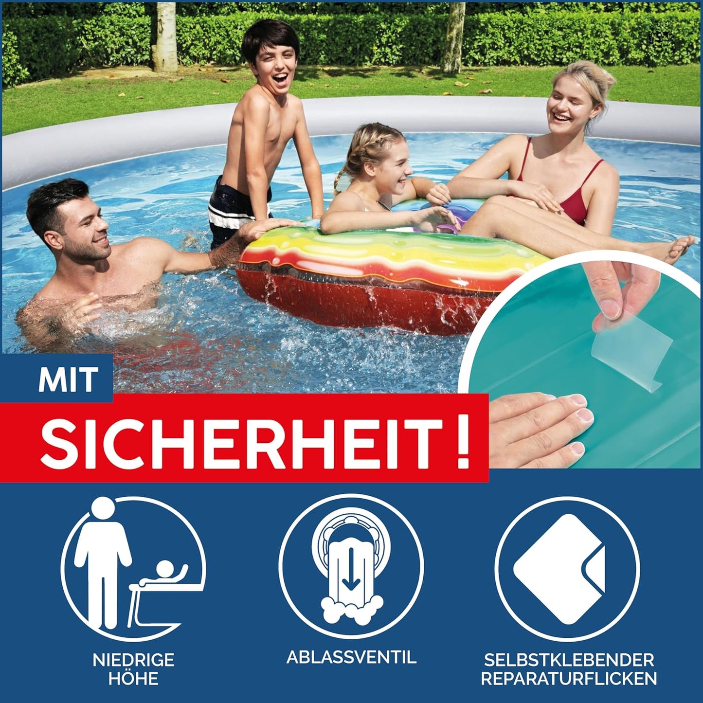 Fast Set Pool-Set mit Filterpumpe