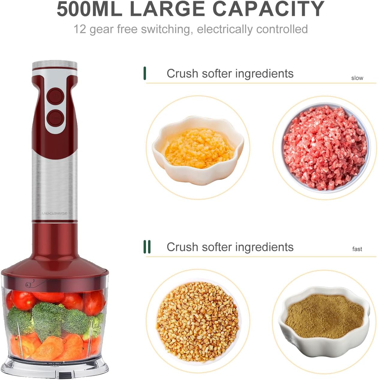 5-in-1 Stabmixer-Set CL2O21 mit Zubehör