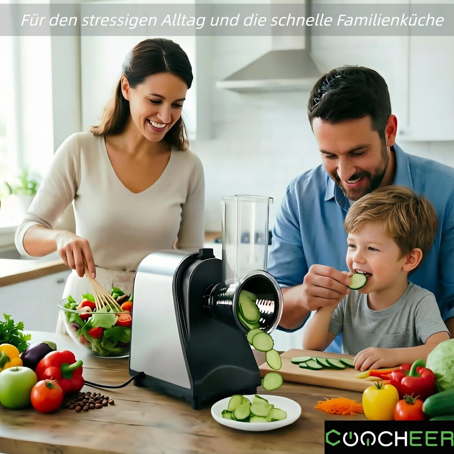 Elektrischer 5in1 Gemüseschneider