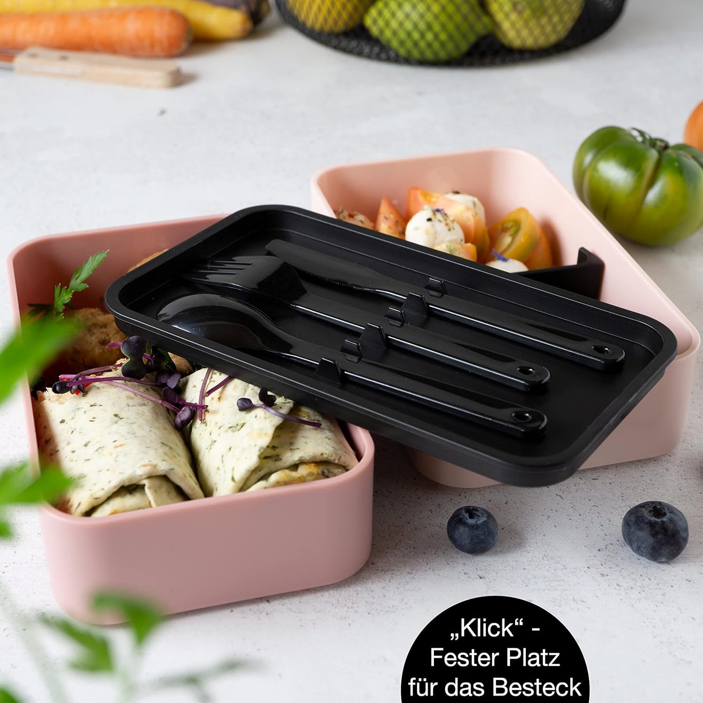 Bento Box Set, 2er Pack Pink