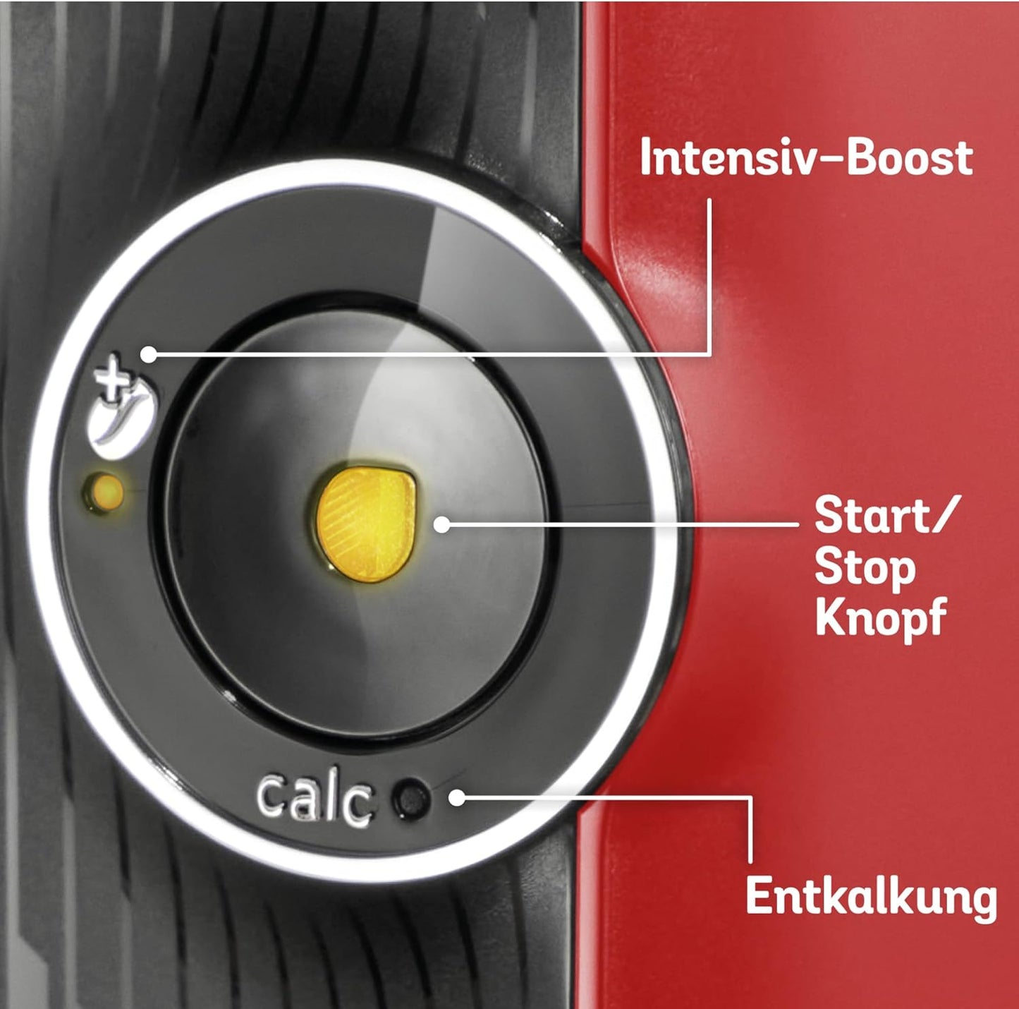 Tassimo Kapselmaschine, Rot / Schwarz