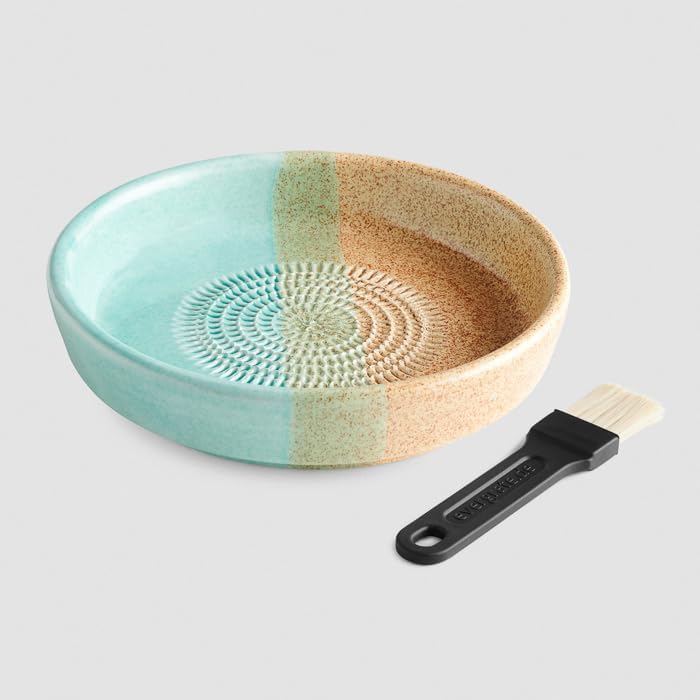 Keramikreibe und Dipschalen-Set, Beach