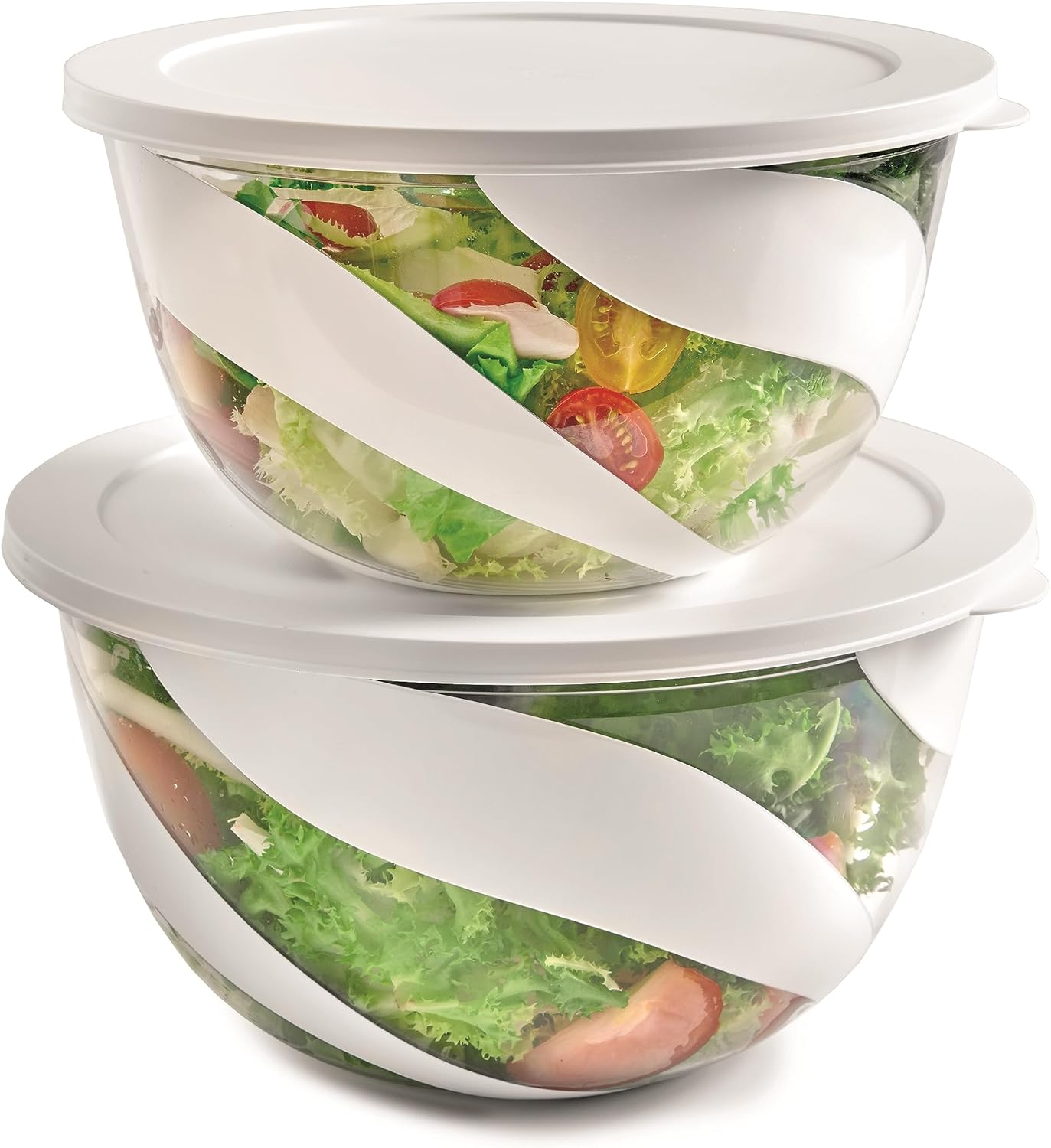 2er-Set Salatschüssel, 1x 3L + 1x 5L