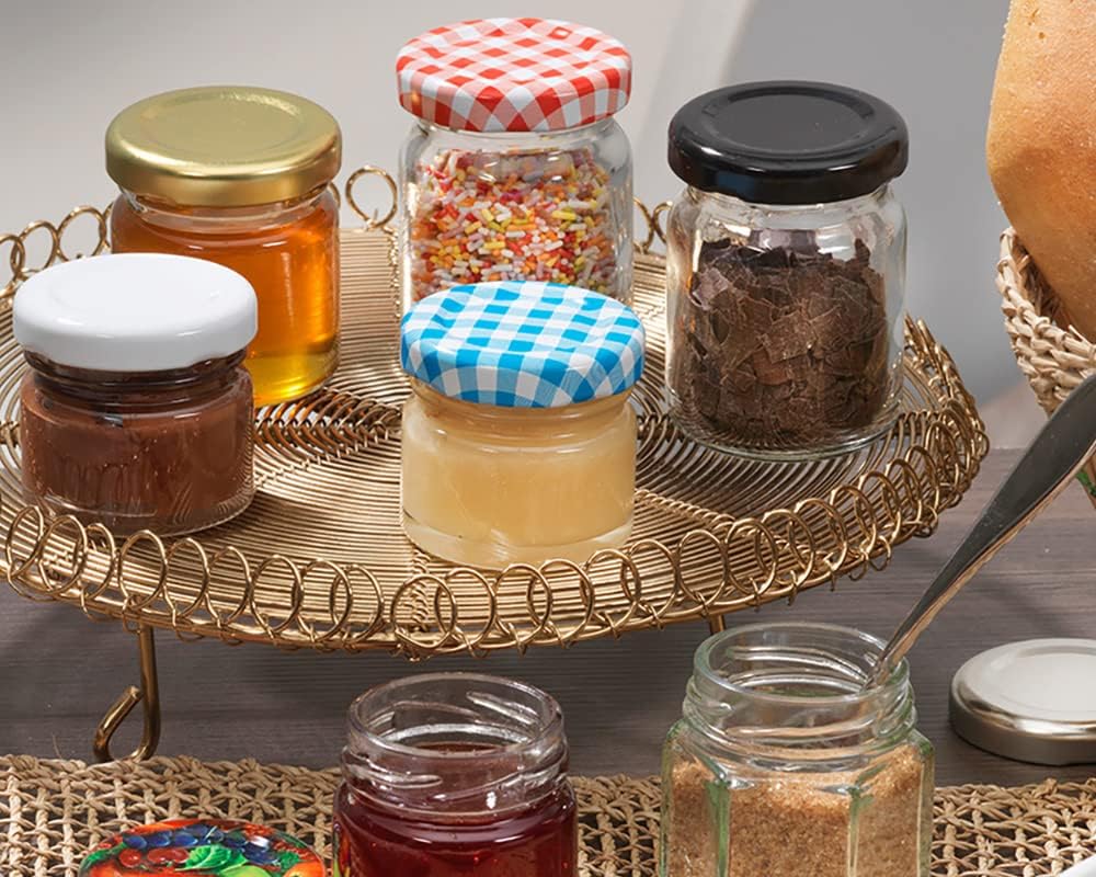Mini Marmeladengläser-Set mit Etiketten (50 Stück)
