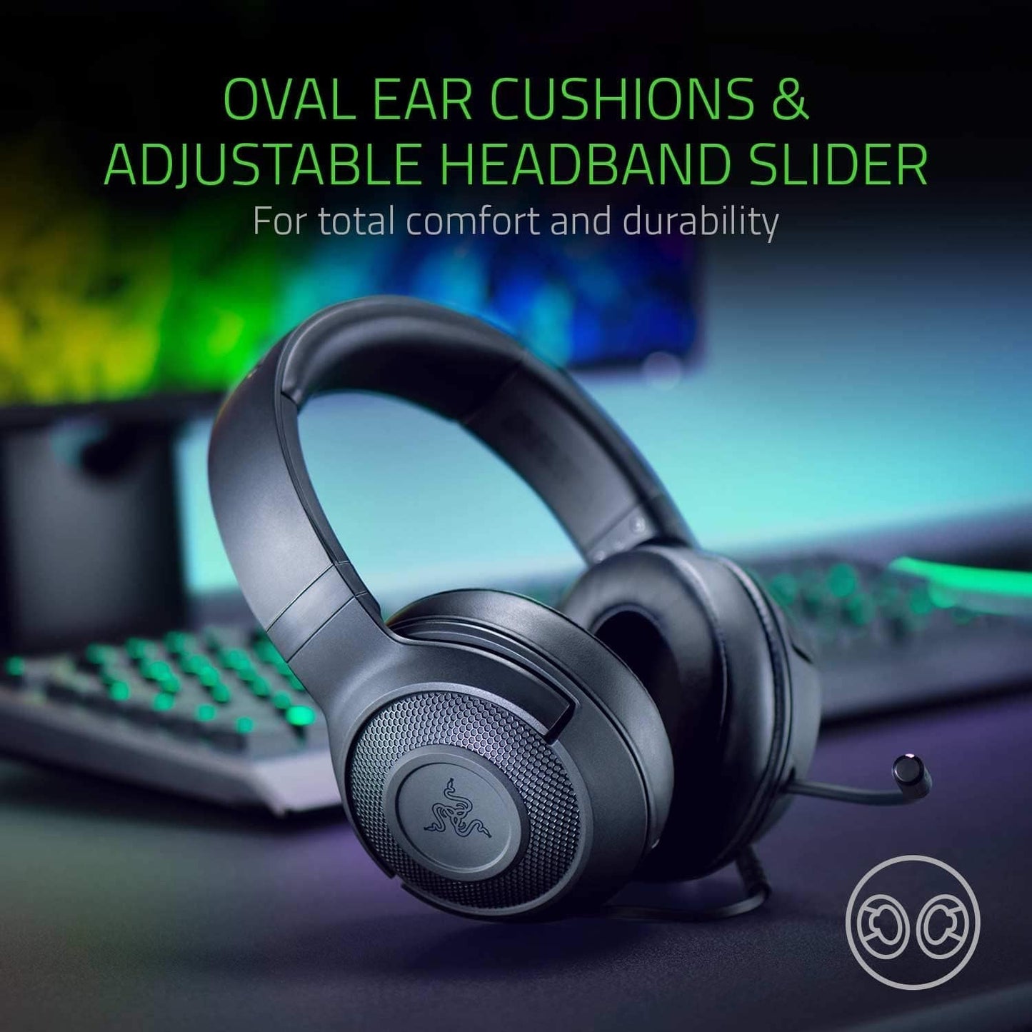 Kraken X Lite PC Gaming-Headset, Kraken X Lite ; Schwarz