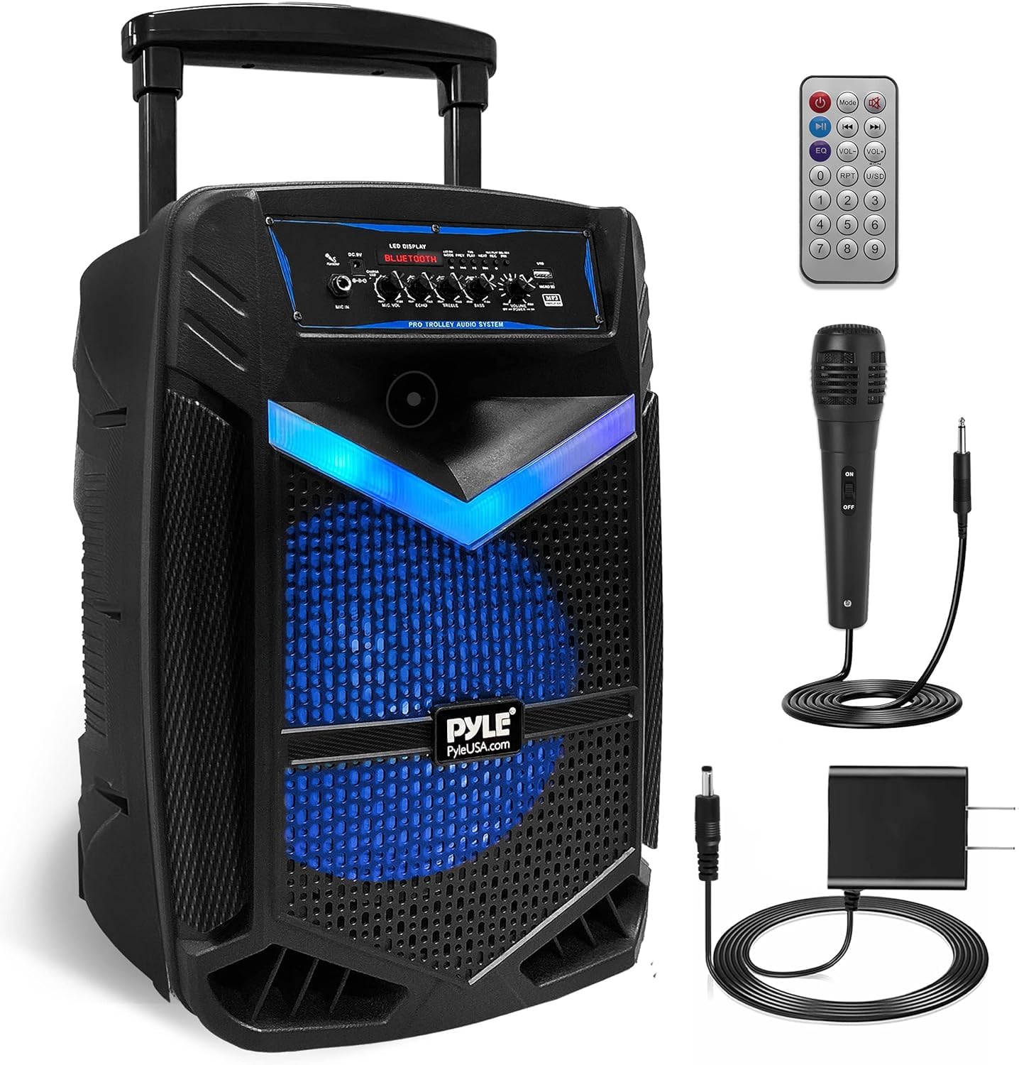 PA Bluetooth Lautsprecher mit Karaoke-Funktion, 12" Subwoofer