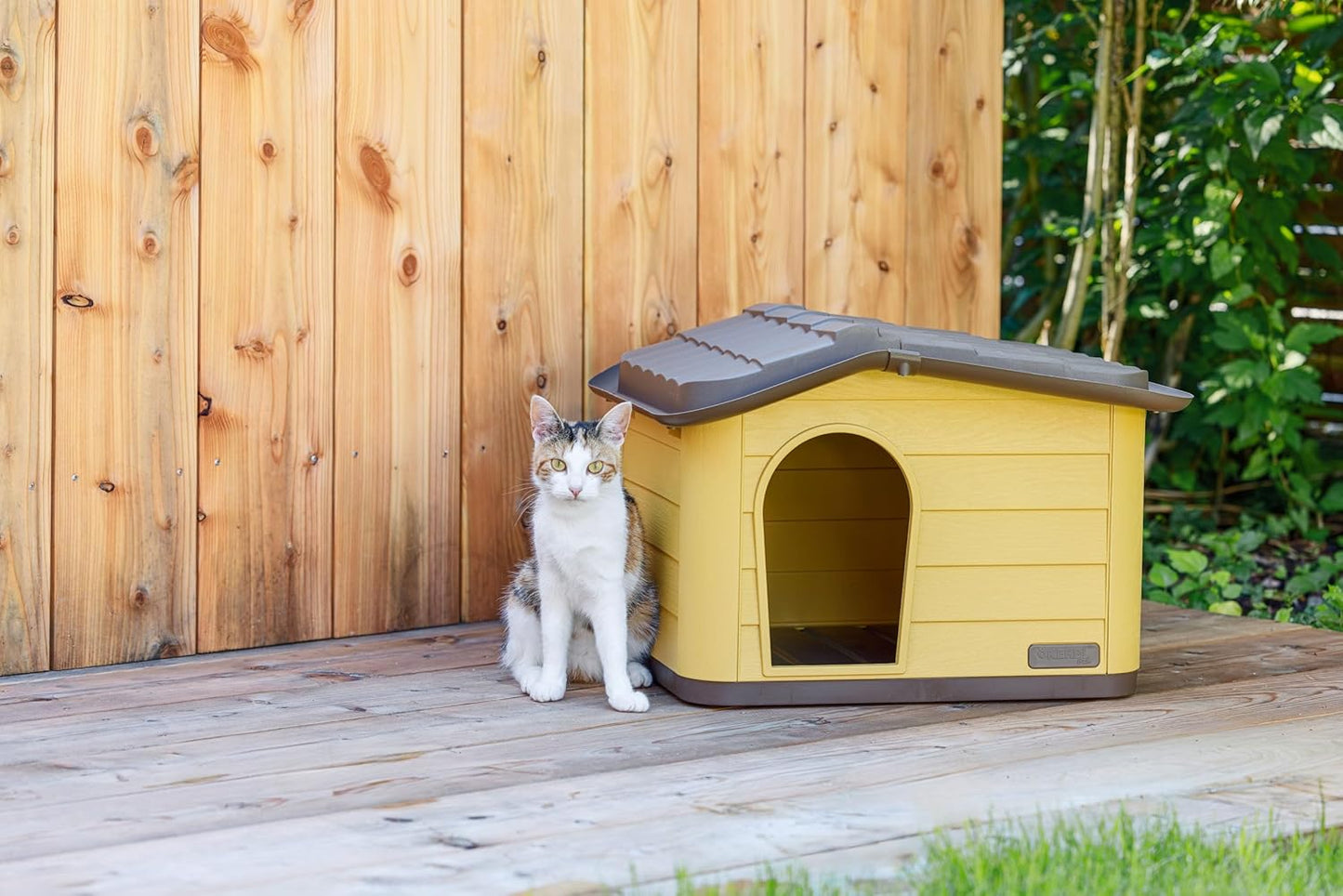 Katzenhaus Paola Eco, honey|braun 60 x 51 x 41 cm