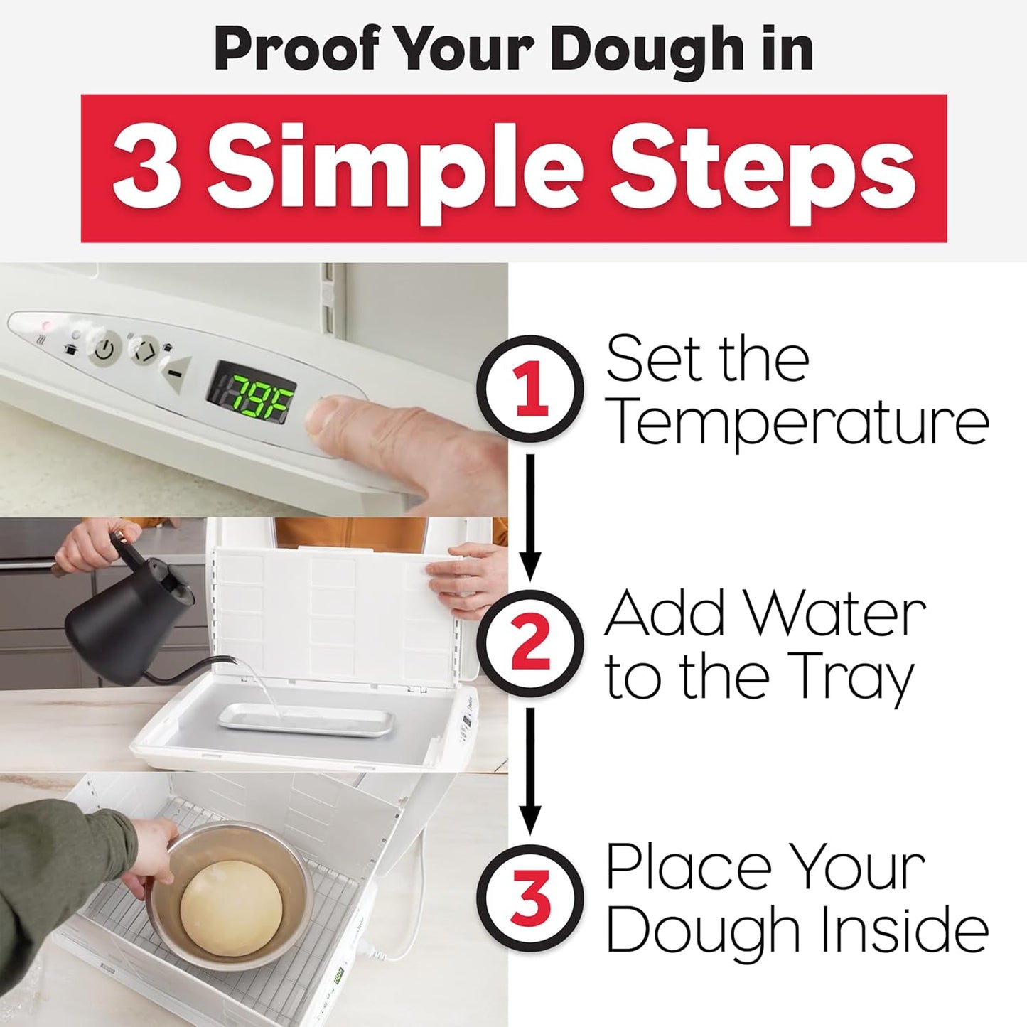 Proofer und Slow Cooker, Proofer and Slow Cooker