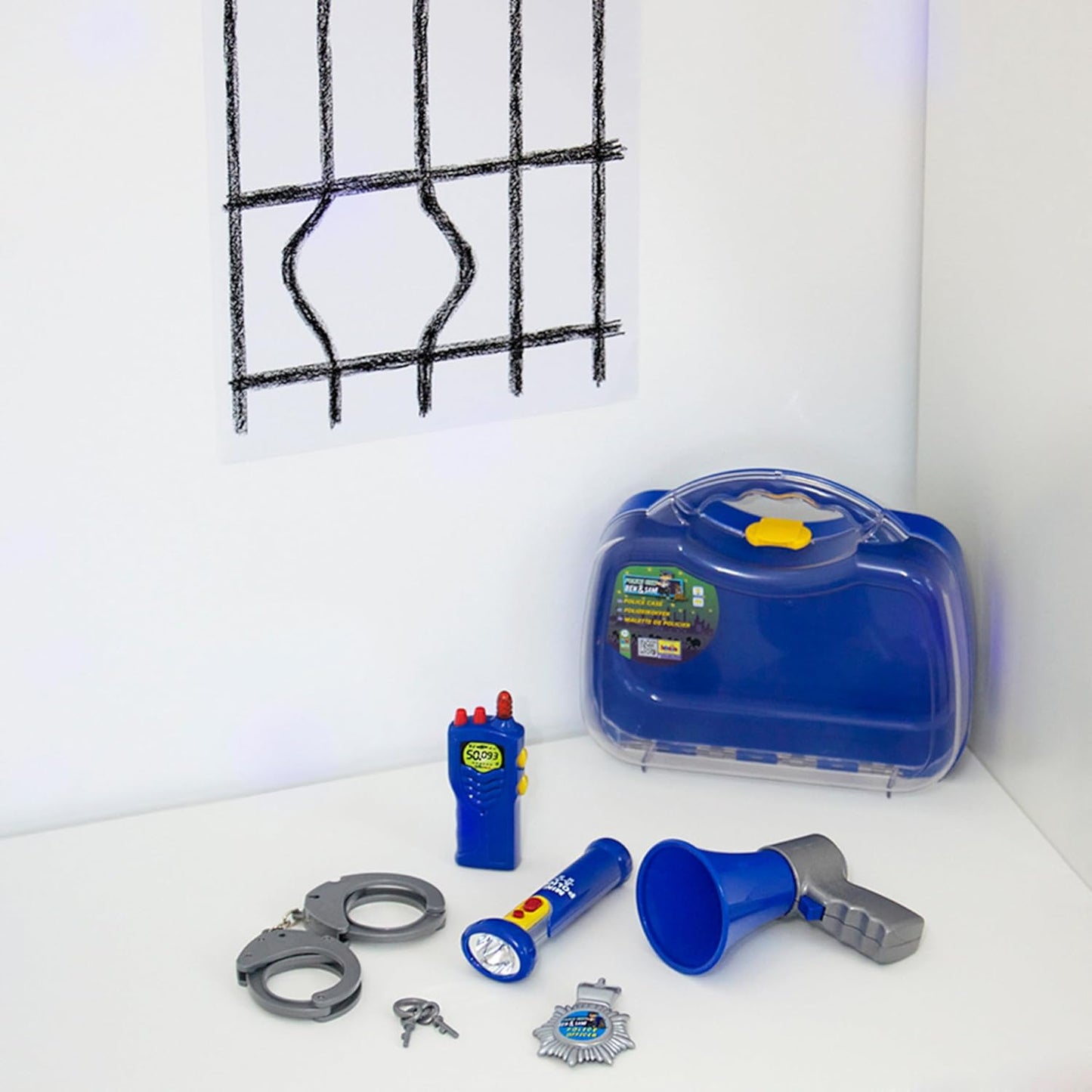 Polizeikoffer Spielset mit Zubehör