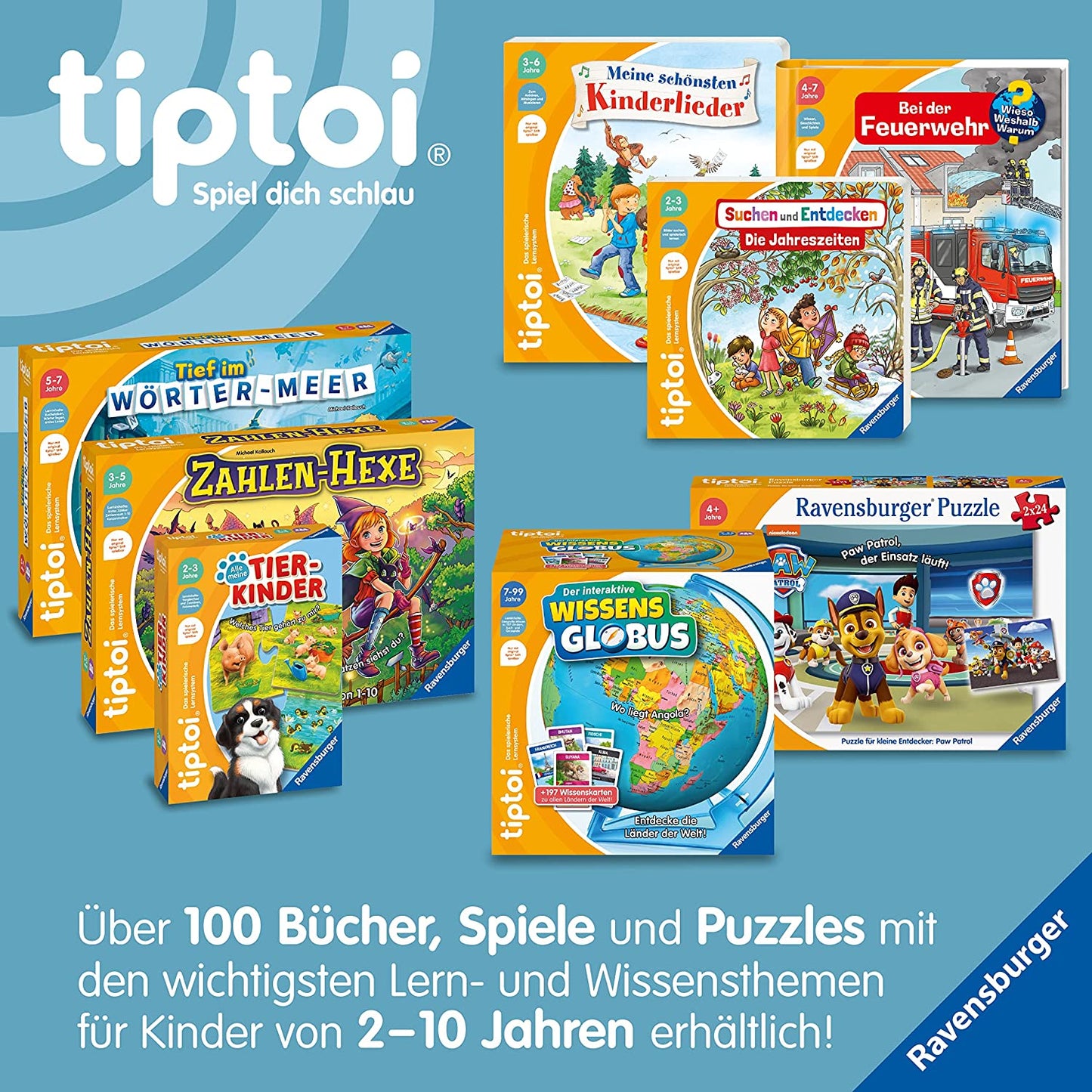 tiptoi Starter-Set: Mein Wörter-Bilderbuch Kindergarten, Lernbuch, Traditionell