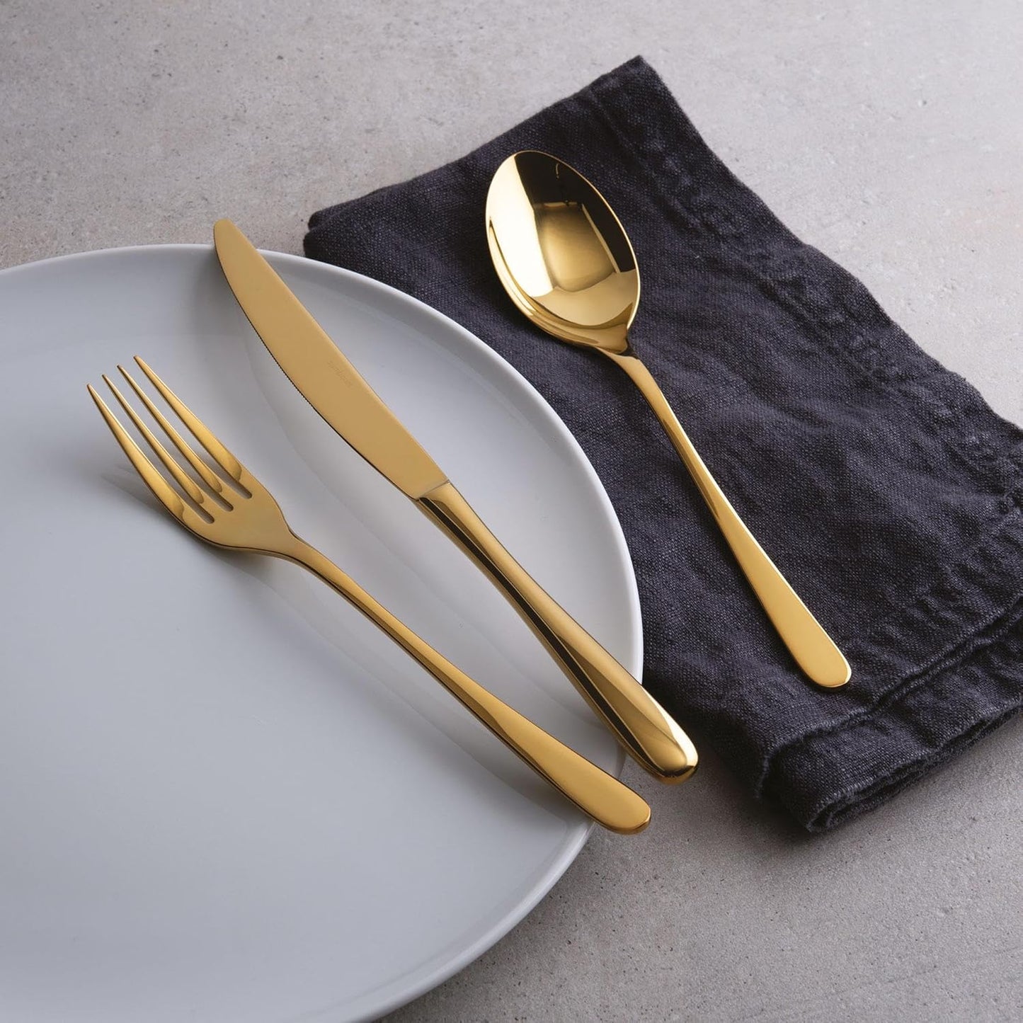 24-teiliges Besteck-Set Taste in Gold
