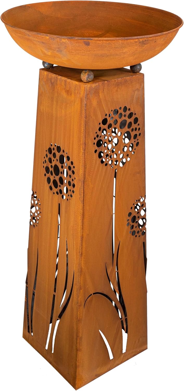 Pflanzsäule "Pusteblume", Mit Schale Ø 53 Cm