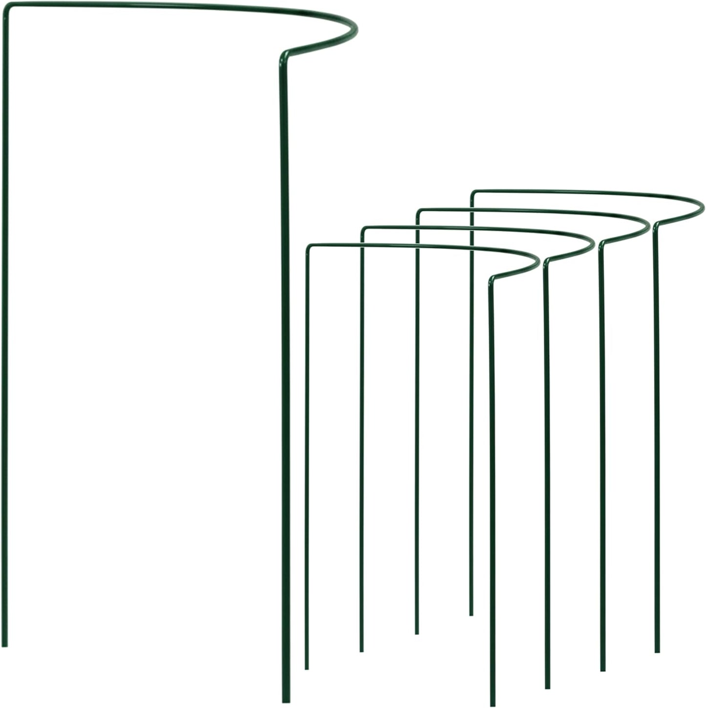 10er-Set Halbrunde Pflanzenstütze, 10 35 cm hoch - halbrund