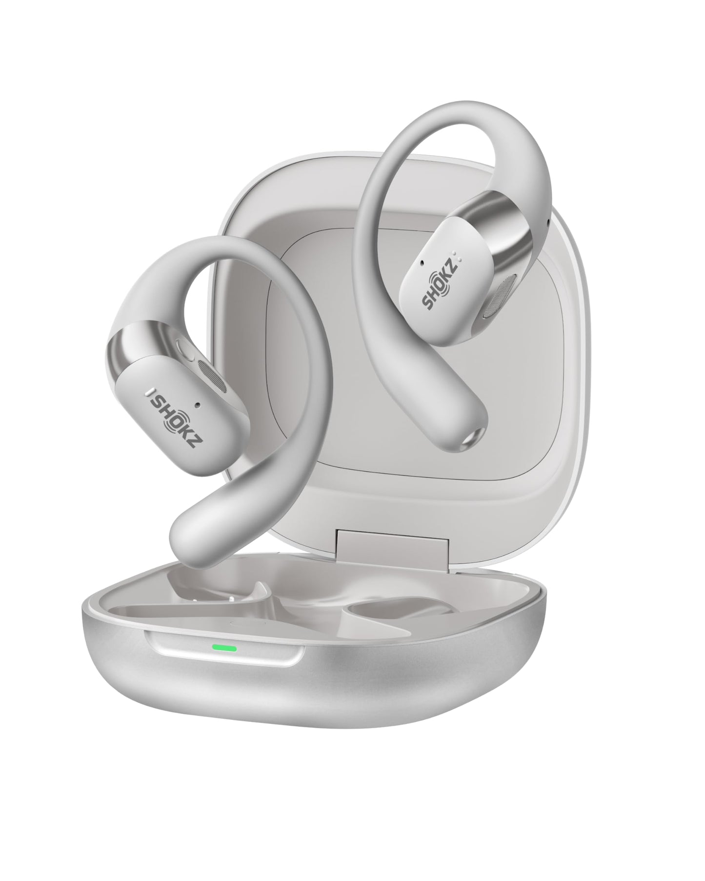OpenFit 2+ Open-Ear-Kopfhörer, Typ-C-Laden &kabelloses Laden+ Dolby Audio Grau