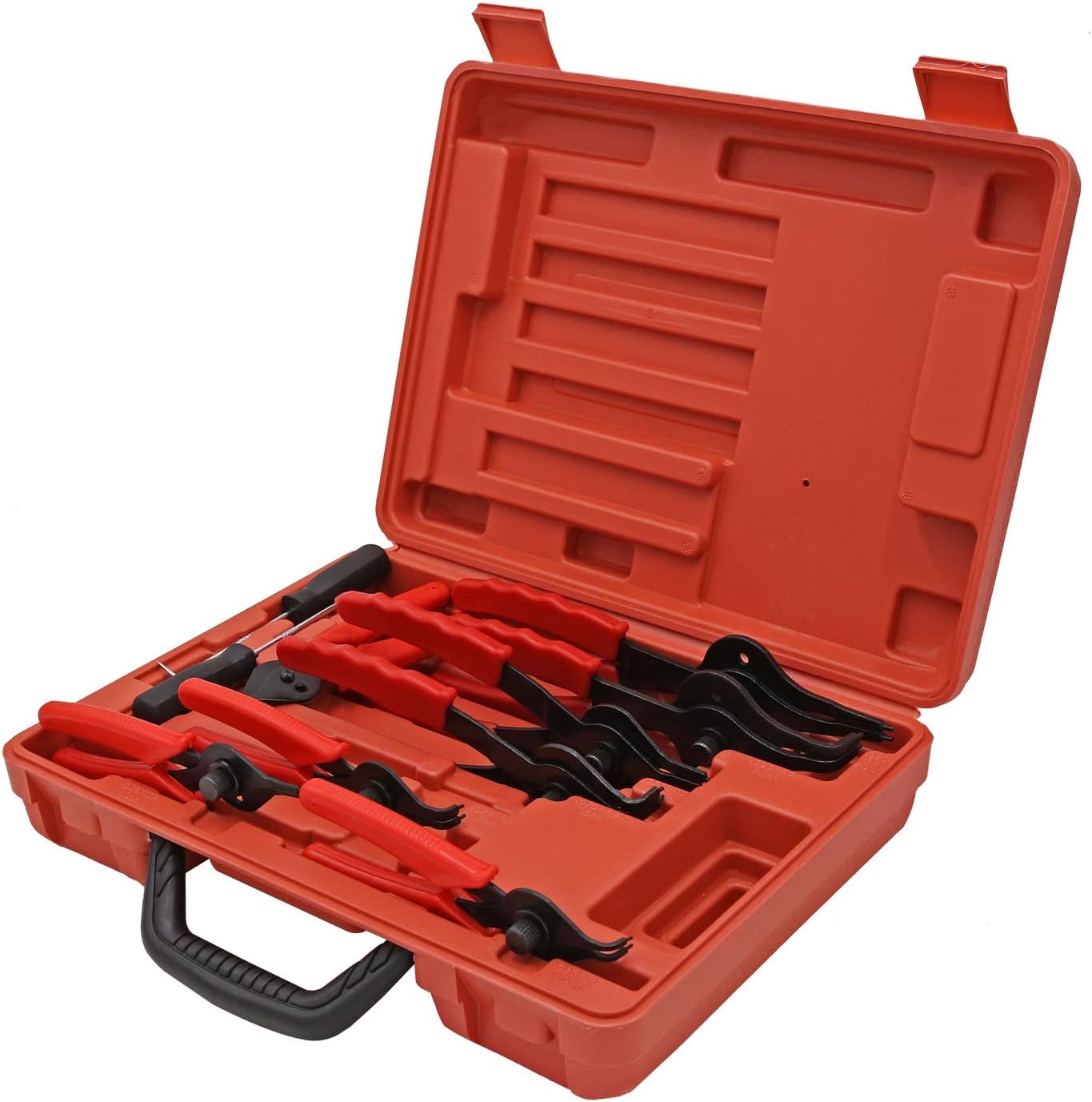 Sprengring Zange 11tlg 12,7-203mm Seegeringzange Aussenringe Innenringe