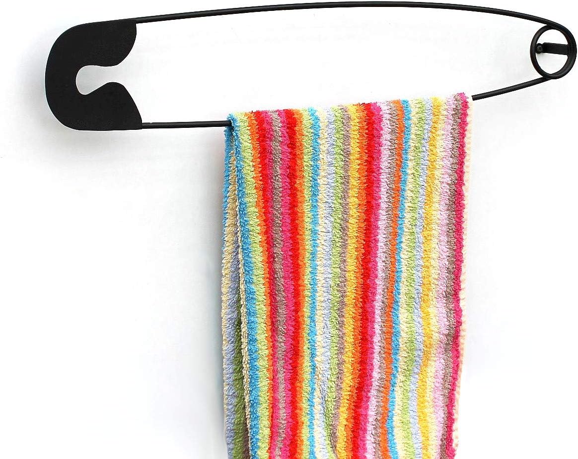 Design Handtuchhalter Sicherheitsnadel Look