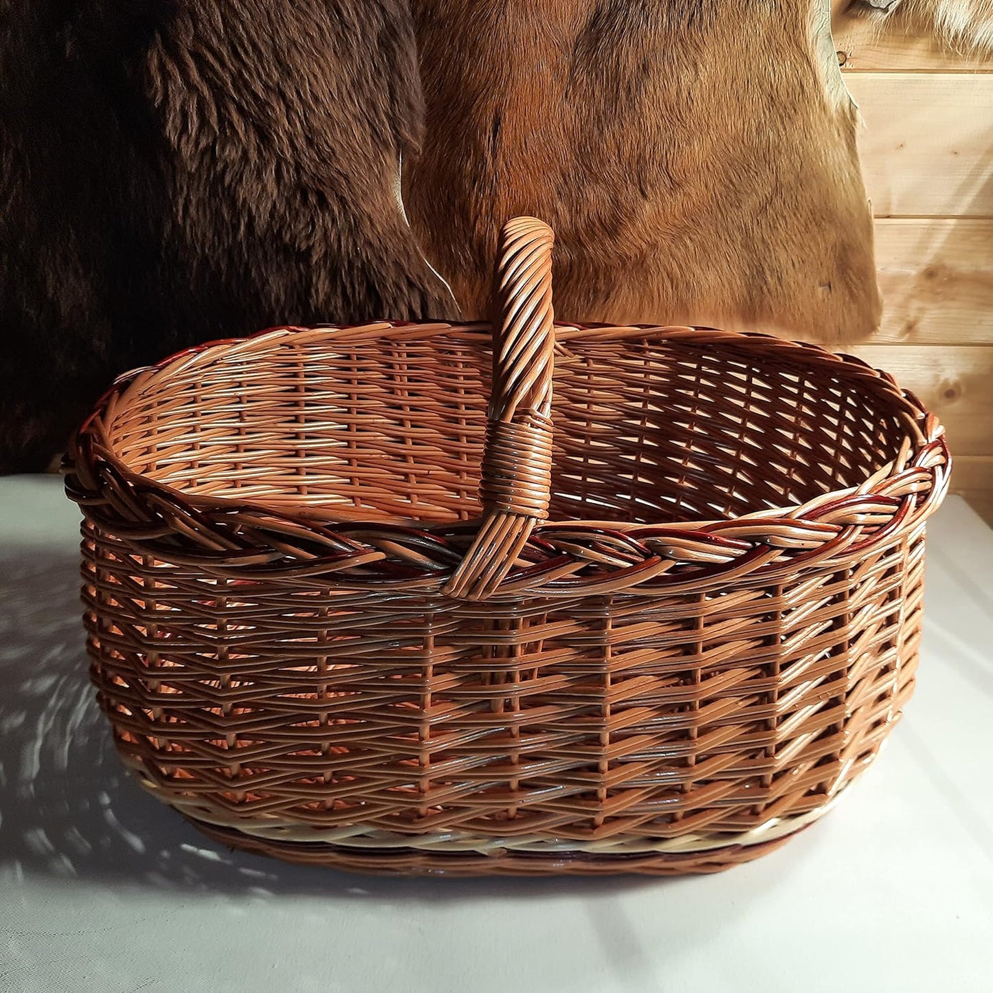 Geflochtener Einkaufskorb Classic (51 x 34 cm)