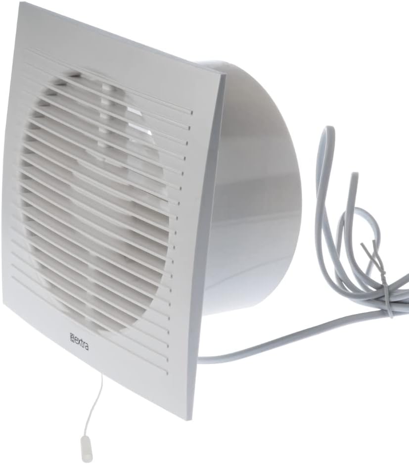 Wandventilator mit Abluftfunktion, Ø 150mm Weiß