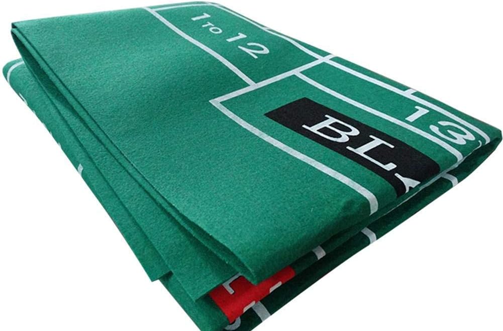 Tischdecke mit Blackjack- und Roulette-Muster