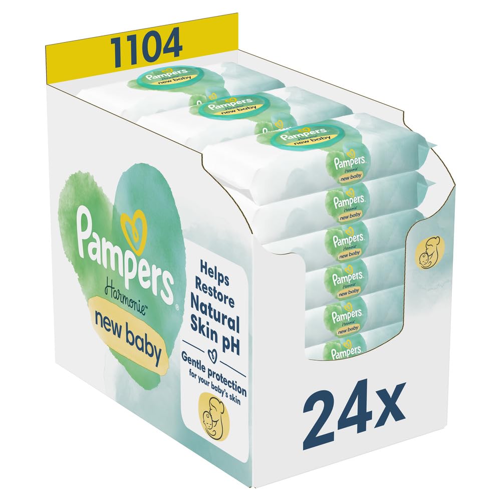 Harmonie New Baby Feuchttücher, 46 stück (24er Pack)