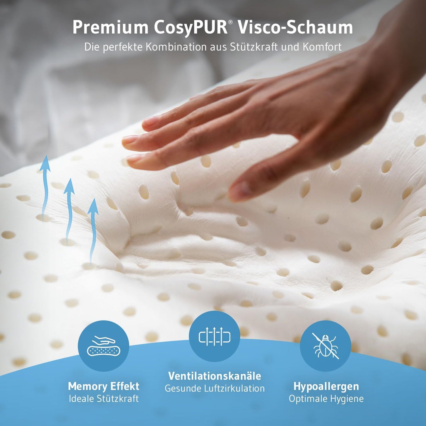 Acamar Seitenschläferkissen, Acamar Thermic Nur Kopfkissen