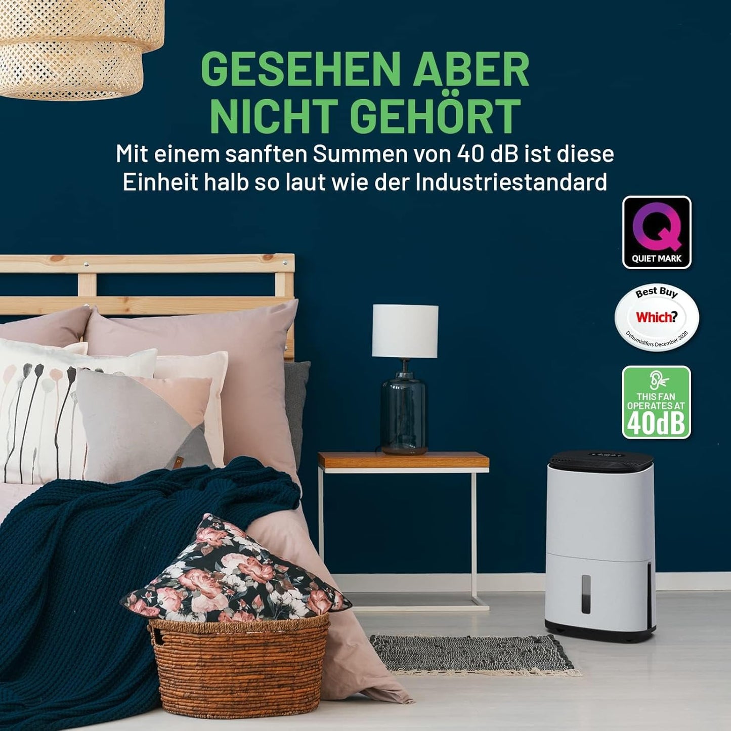 Luftentfeuchter & Luftreiniger, Weiß AreteOne-25L