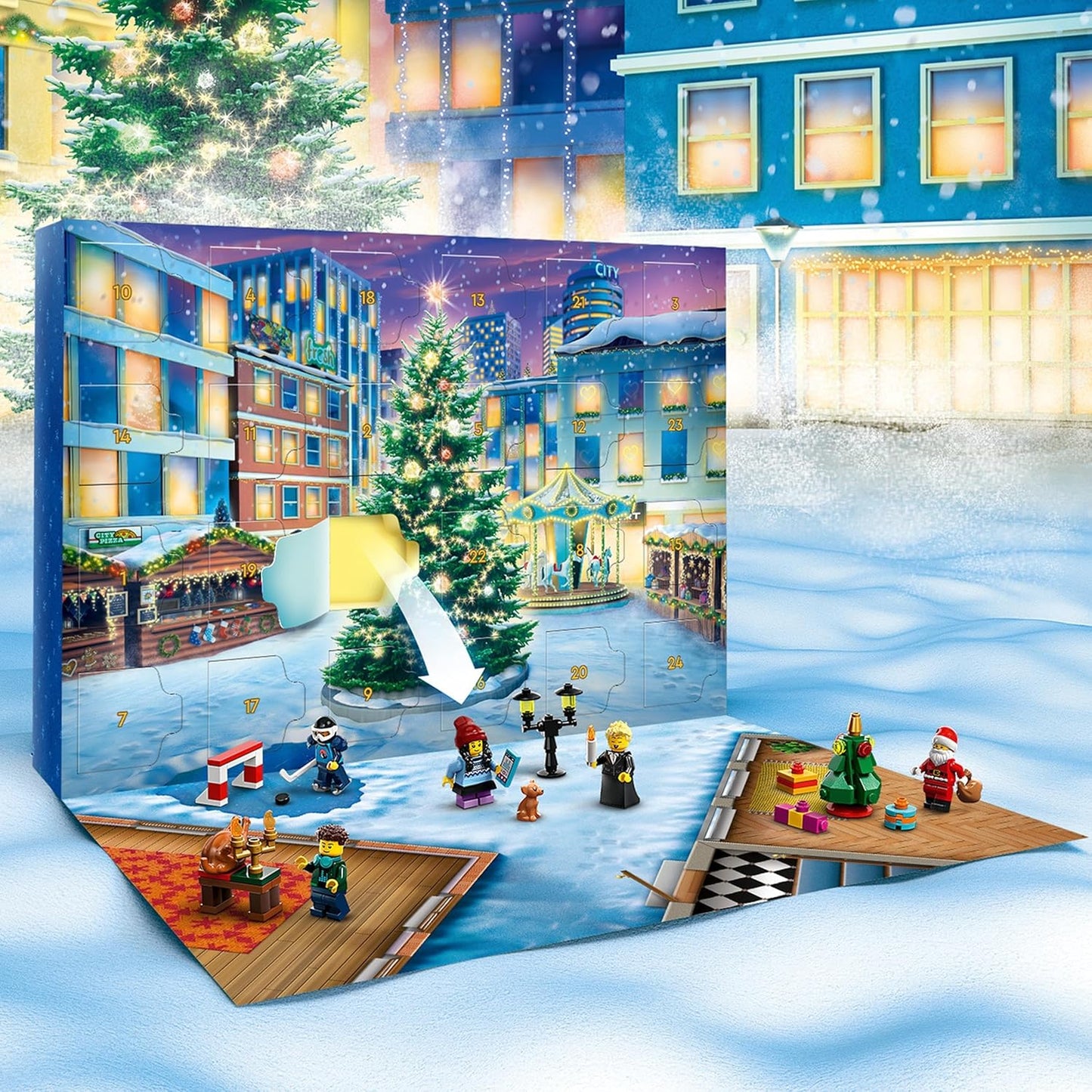 City Adventskalender 2023 mit 24 Geschenken