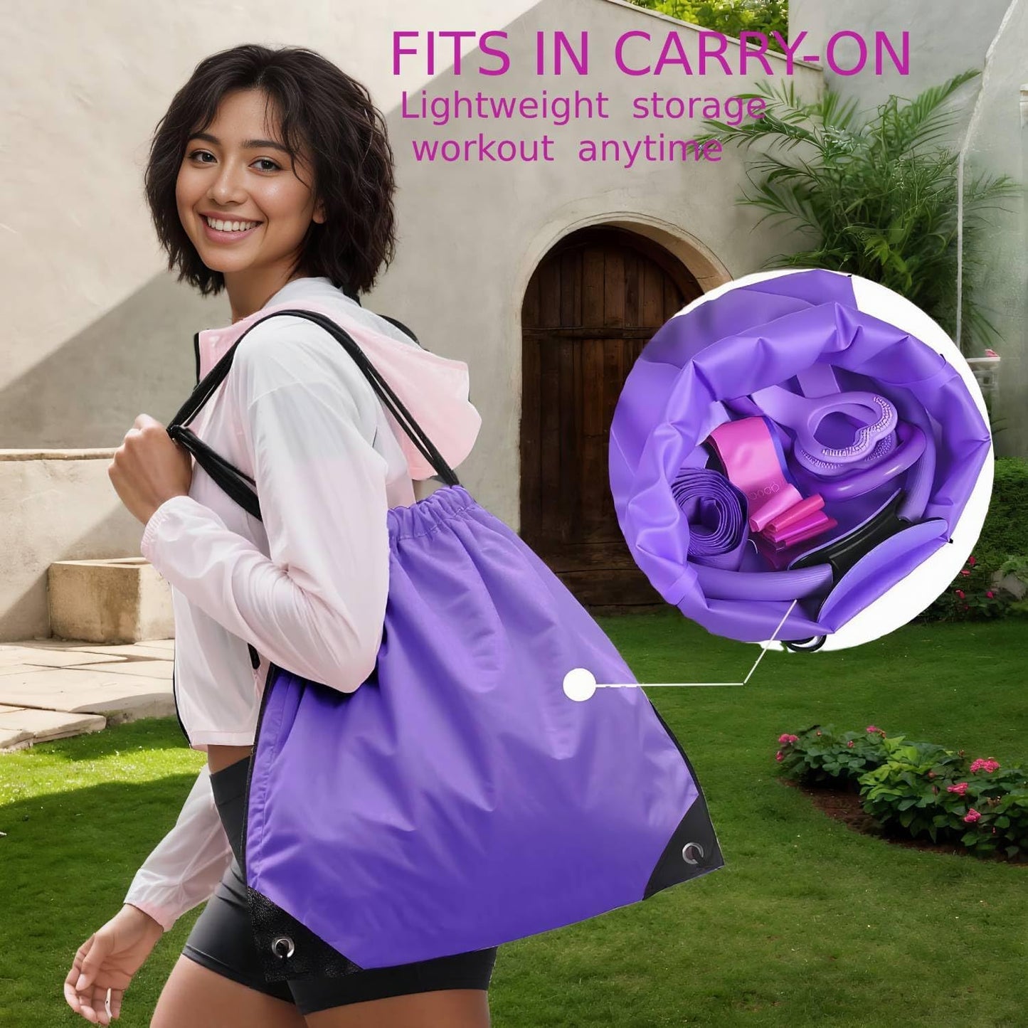 13-teiliges Pilates-Set, Violett