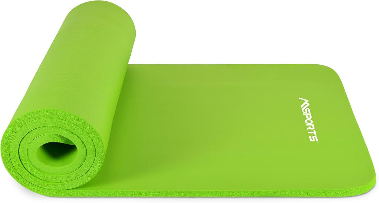 Gymnastik- und Yogamatte, Lindengrün 183 x 61 x 1,5 cm