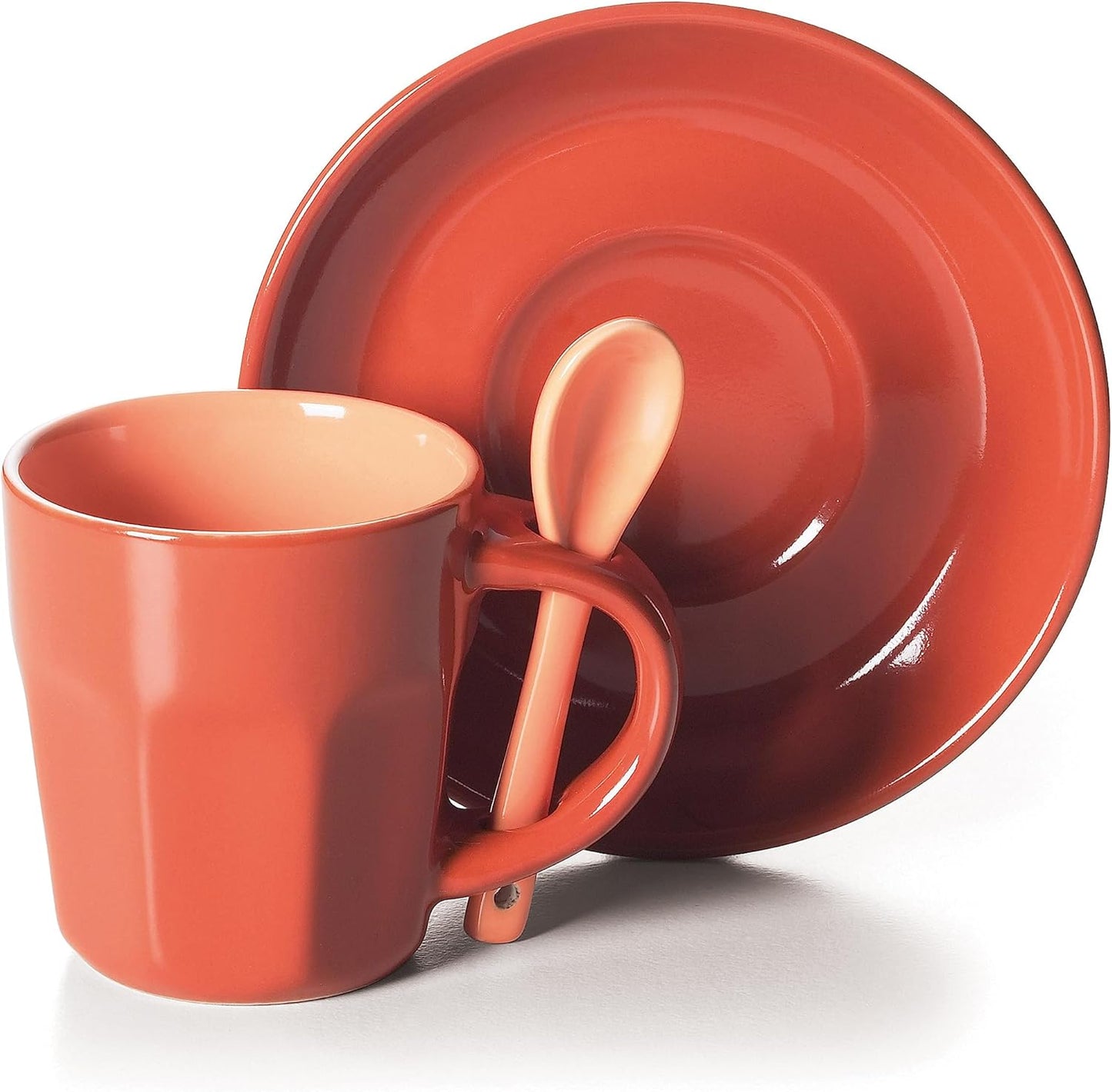 6er-Set Kaffeetasse mit Untertasse, Single