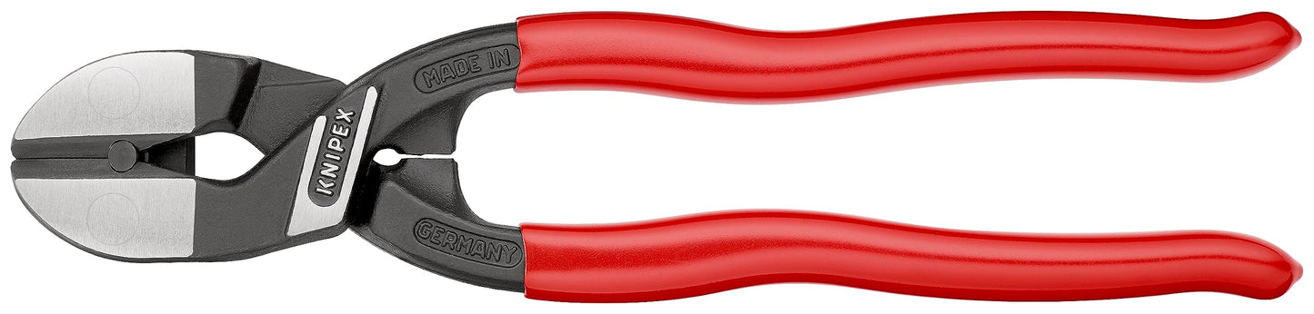 Kompakt-Bolzenschneider CoBolt, Griffe mit Kunststoff überzogen, Rot;  20° gewinkelter Kopf; 200mm