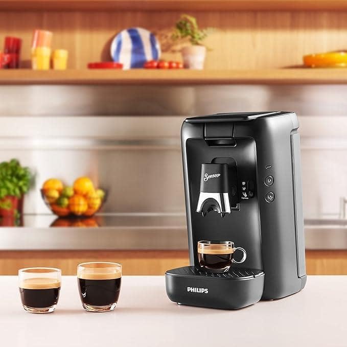 Senseo Maestro Kaffeepadmaschine mit Memo-Funktion, Schwarz