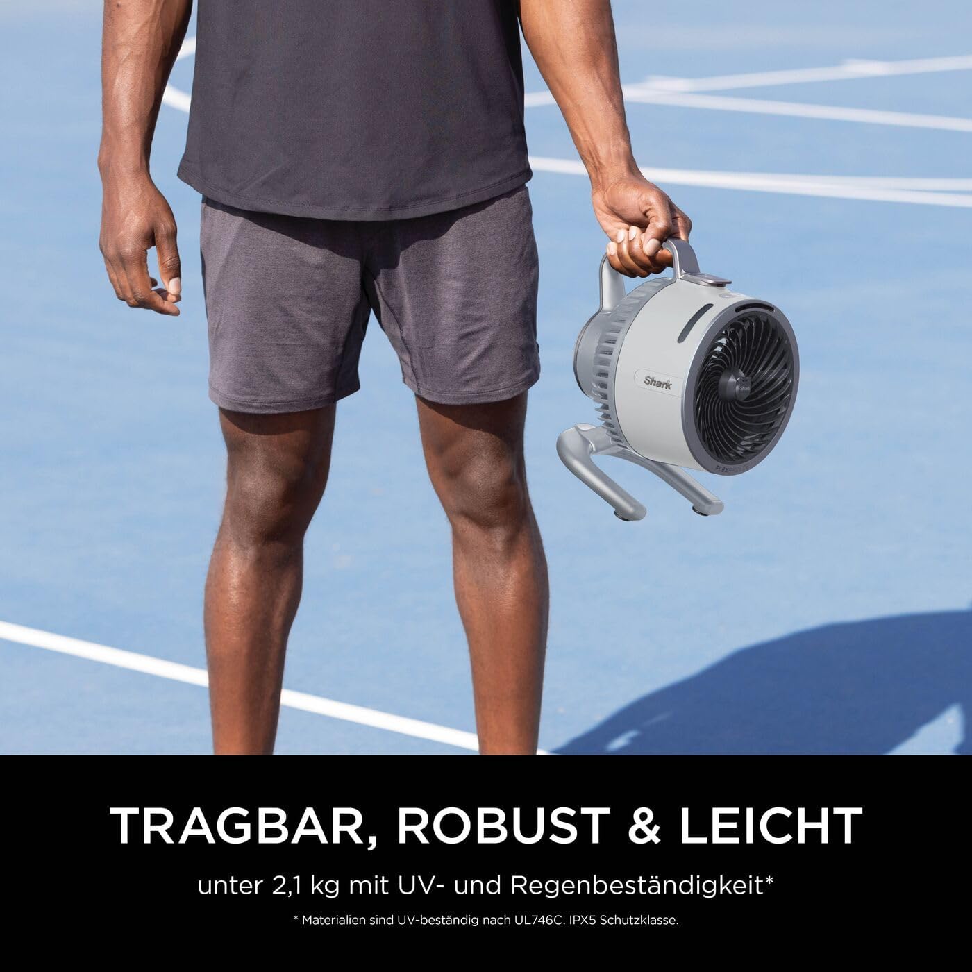 FlexBreeze HydroGo Ventilator mit Sprühnebel, FA050EUDV, Taube
