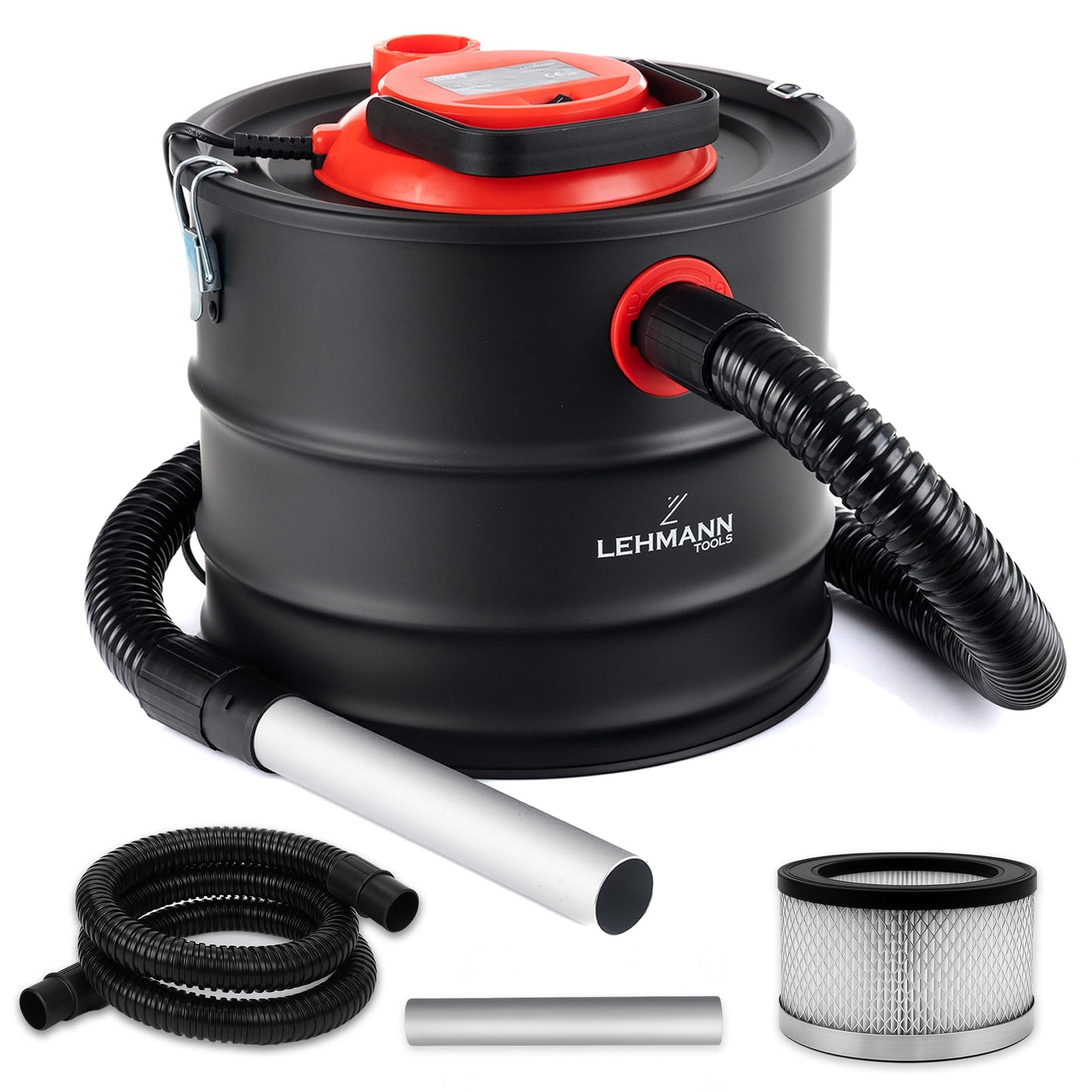 Aschesauger mit HEPA-Filter, 15 L