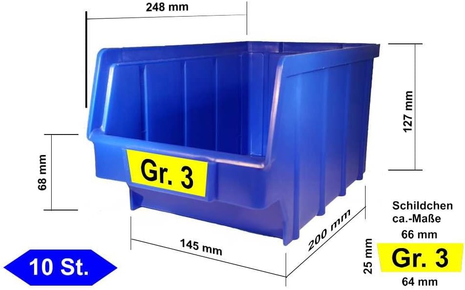 Stapelboxen, 52 Stück