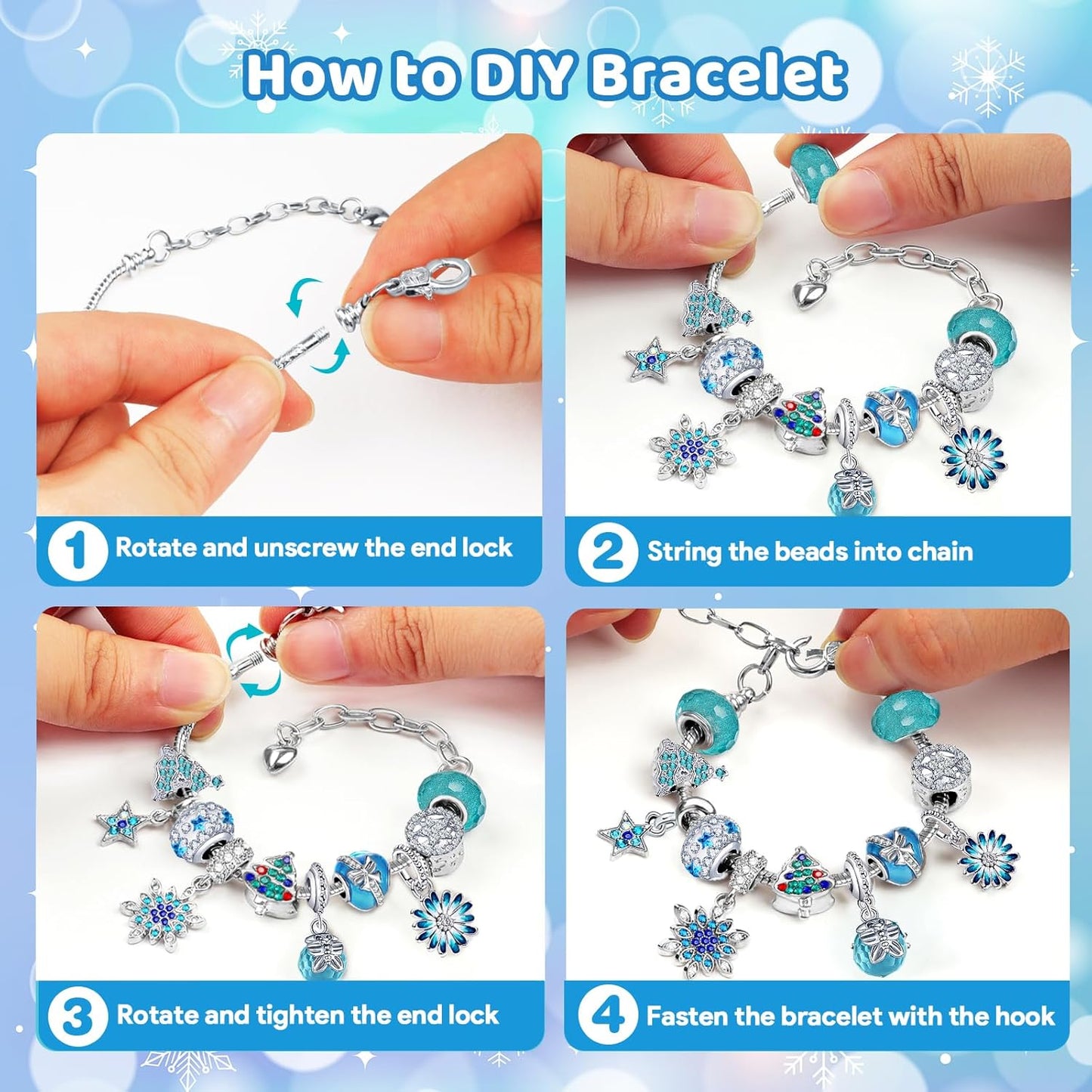 Adventskalender Schmuck-Bastelset