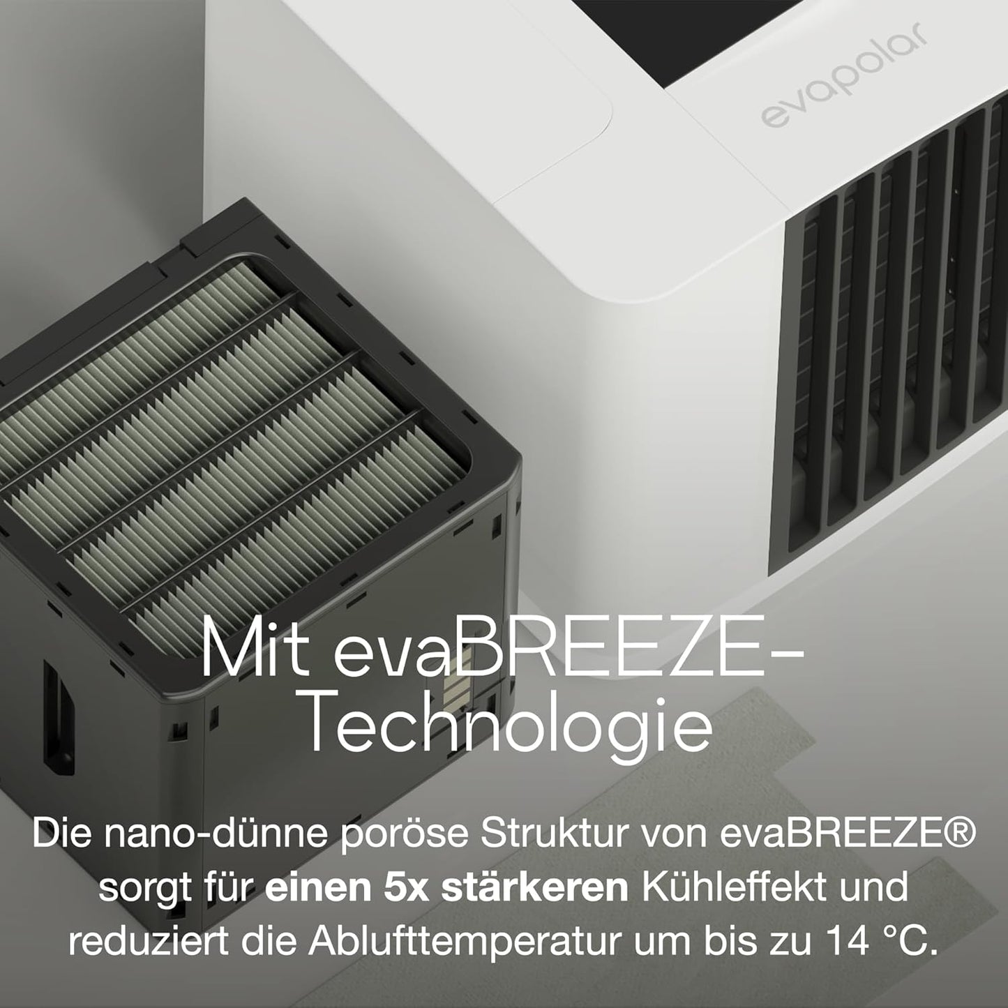 evaSMART EV-3000 Kaltluftbefeuchter, Weiss