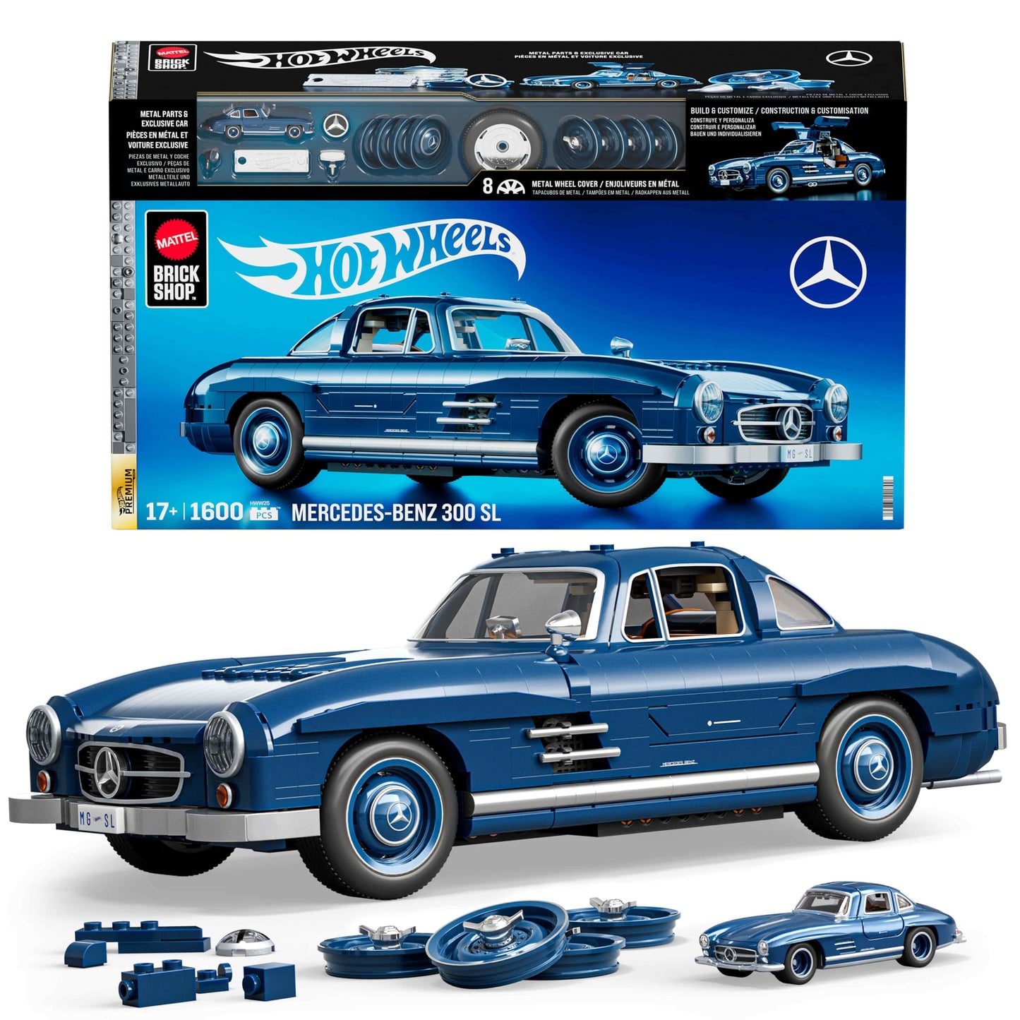 Hot Wheels Bauset: Mercedes-Benz 300 SL